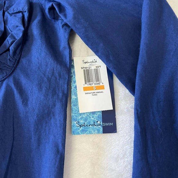 Splendid Navy Blue Swim Coverup - Picture 10 of 16